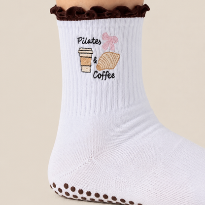 Pilates and... Ruffle Grip Socks