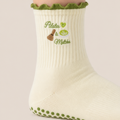 Pilates and... Ruffle Grip Socks