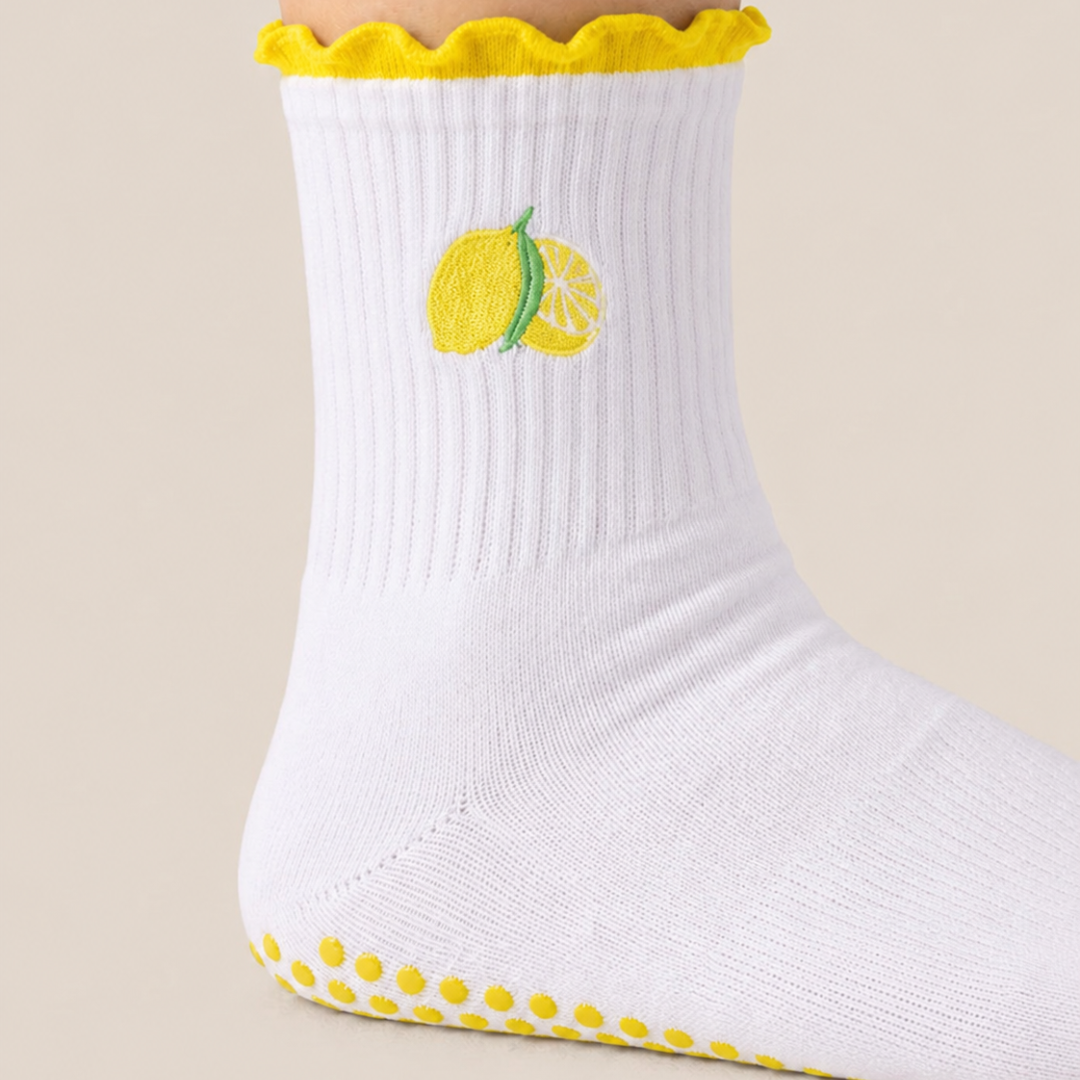 Fruity Ruffle Grip Socks
