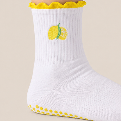 Fruity Ruffle Grip Socks