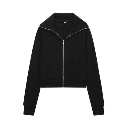 Two-Piece Sweat Set with Flared Trousers