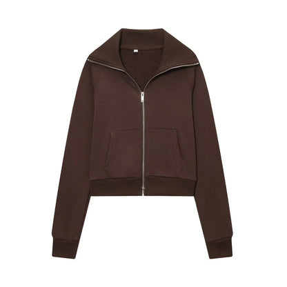 Two-Piece Sweat Set with Flared Trousers