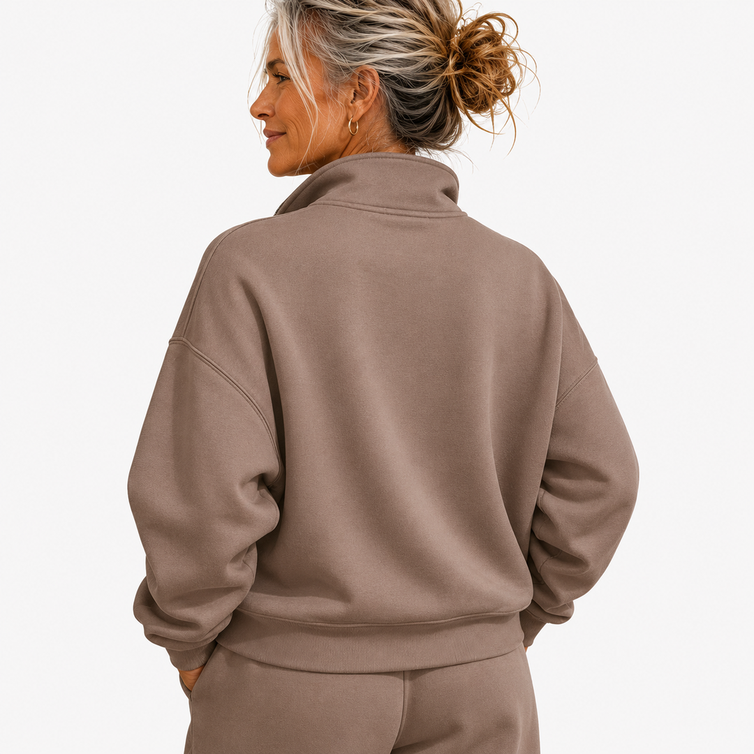 GRPD Half-Zip Sweatshirt - Sand
