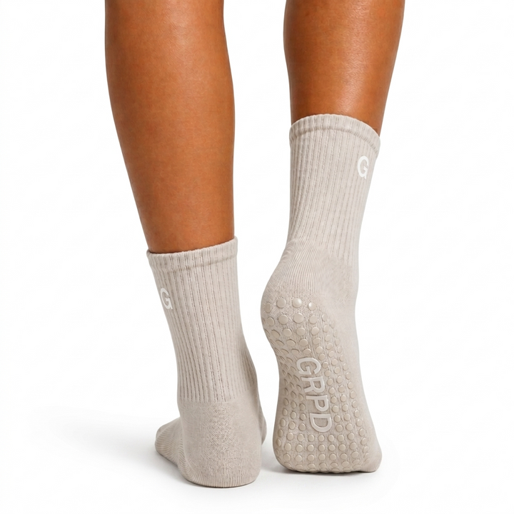 GRPD Crew Grip Socks - Sand