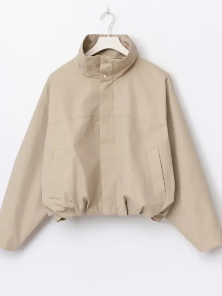 Cropped Zip-Through Jacket