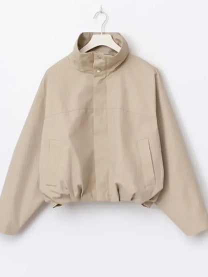 Cropped Zip-Through Jacket