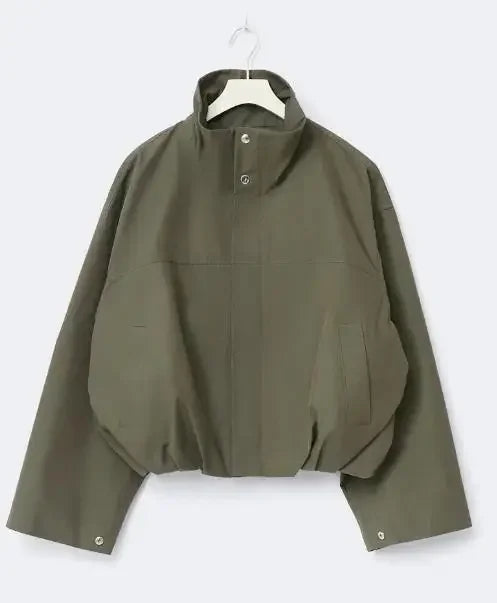 Cropped Zip-Through Jacket