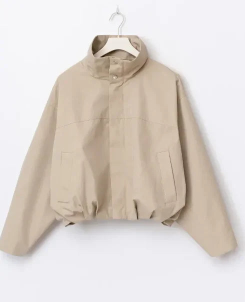 Cropped Zip-Through Jacket