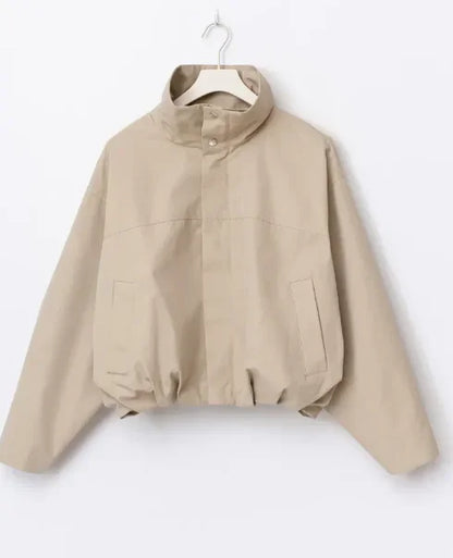 Cropped Zip-Through Jacket