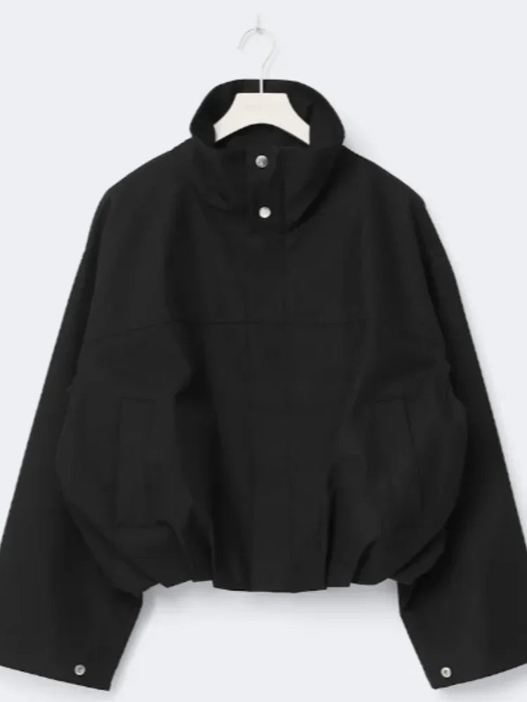 Cropped Zip-Through Jacket